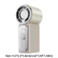 Quạt Để Bàn STABFOAM, Quạt Cầm Tay Turbo Mini Tốc Độ Cao Sạc USB, Màn Hình LED Di Động 120 Cài Đặt Có Thể Điều Chỉnh Quạt Turbo Ngoài Trời