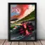F1 Racing Poster Formula 1 Teams & Drivers Canvas Wall Art, Racing Cars & Ferrari Luxury Vehicles Decor, Frameless
