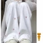 Shop 2025 Quần Bộ Đồ Ngủ Nữ Rời Đi Bộ Quần Cong Nhà Pyjama Quần Có Thể Mặc Bên Ngoài Giả Cotton