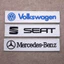 BMW Benz Ferrari Toyota Xe Ô Tô Logo Thêu Vải Dán Trên Quần Áo Quần Túi Sắt Trang Trí Trên Miếng Dán Velcro Cho Người Phụ Nữ