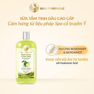 [V] Sữa tắm tinh dầu Ý phục hồi độ ẩm làn da với HA Beauty Republic Bottega Toscana 500ml