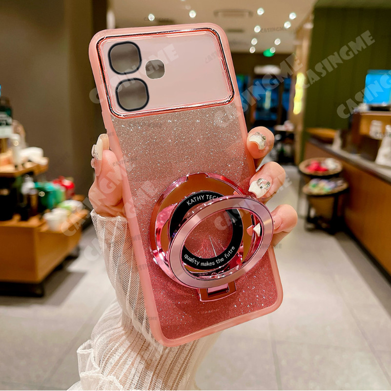 Infinix Smart 20 Bling Giá đỡ hút từ tính Vỏ mềm cho Infinix Smart 20 Smart20 InfinixSmart20 10 Plus 5G 4G Camera Shcokproof Vỏ điện thoại Bảo vệ ống kính Vỏ mềm