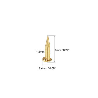 200 Chiếc Nhỏ Móng Tay Cổ Đồng Đường Kính 1.2 Mm Thép Carbon Mini Micro Nail Tack Stud Cho DIY Trang Trí Hộp Gỗ
