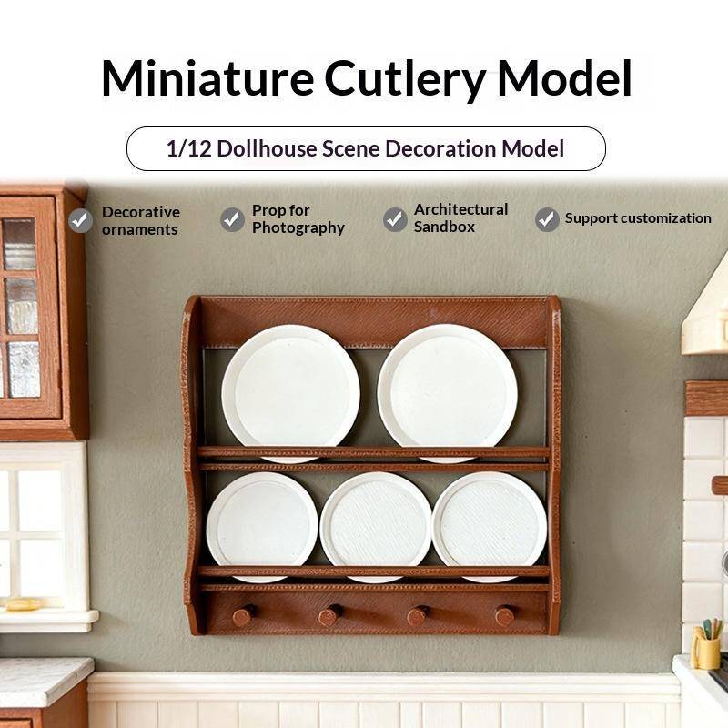 [DPN-t] Dao Kéo Thu Nhỏ Ra Model 20 Chiếc Mô Phỏng Bộ Đồ Dùng Nhà Bếp Nhà Búp Bê Bộ Đồ Ăn Cho Sáng Tạo DIY Trang Trí Cảnh Mới