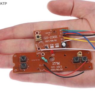 [KTP] 4CH RC xe điều khiển từ xa 27MHz mạch PCB máy phát và máy thu Board với ăng-ten hệ thống đài phát thanh
