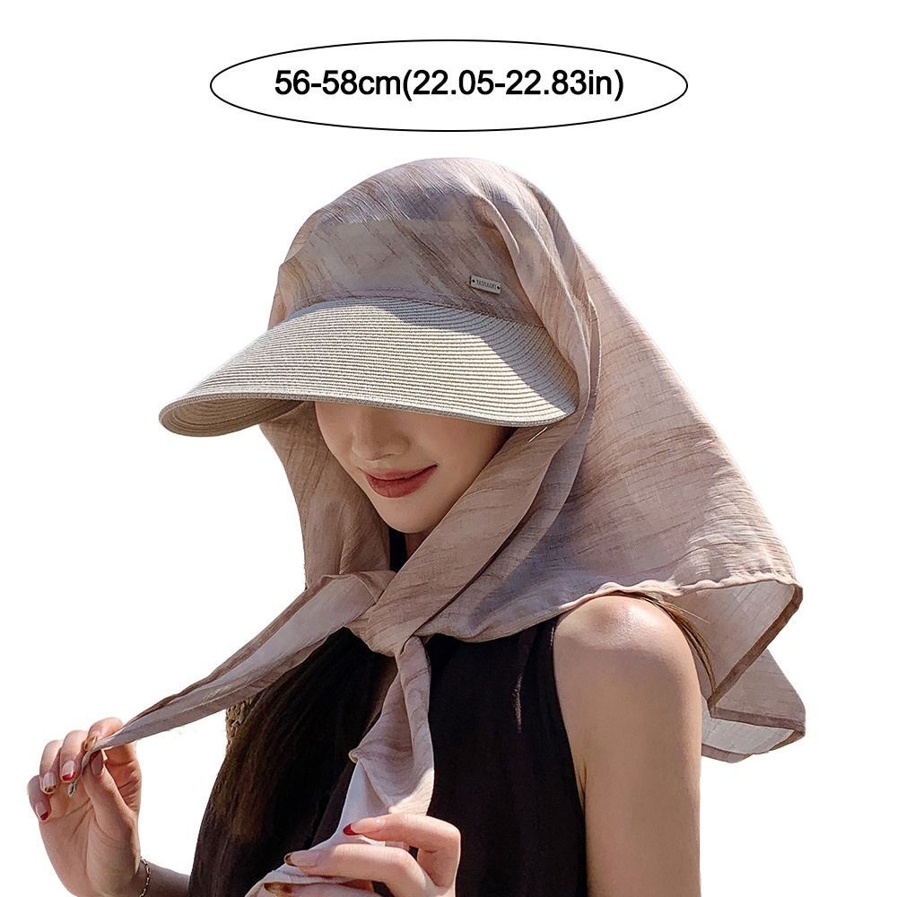 Mũ chống nắng FEDAOG, Mũ trùm đầu dây đeo bảo vệ cổ, Tấm che nắng chống nắng chống tia cực tím hợp thời trang
