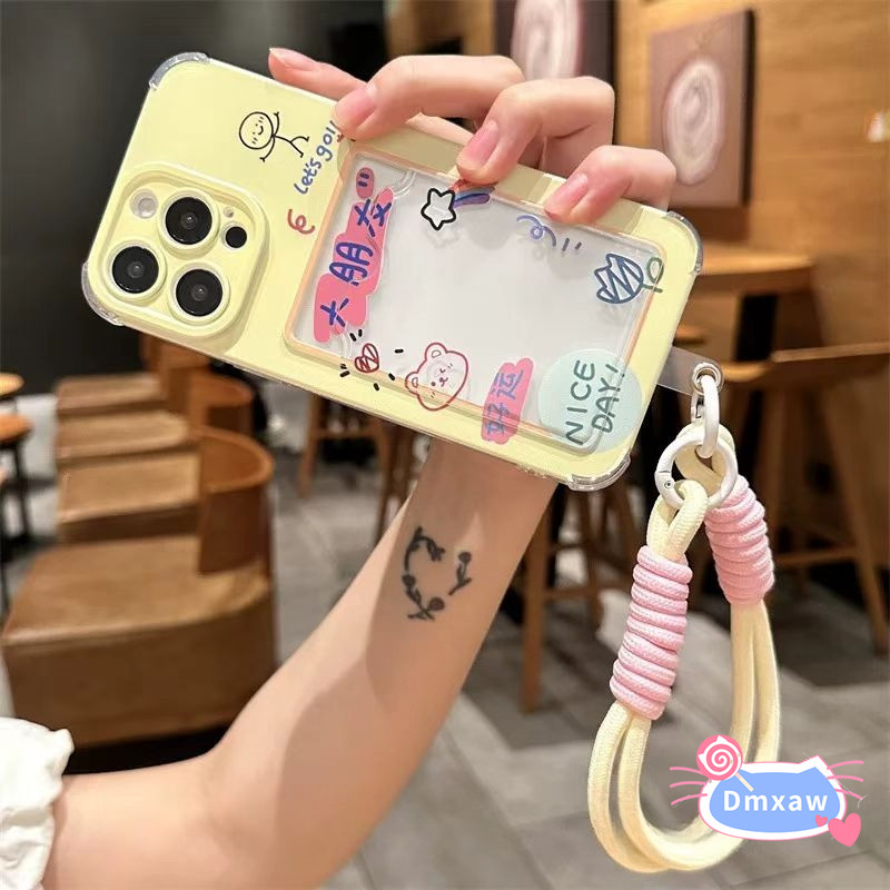 Ốp điện thoại đựng thẻ cặp đôi ngộ nghĩnh cho Redmi Note 14 13 12 11 Pro Plus 11S 10 Pro Max 10S 8T 8 Pro 5G 4G Vỏ mềm hoạt hình chống rơi