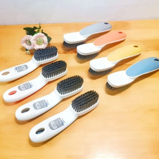Bàn chải chà giày mini vệ sinh tay cầm dài nhiều màu , đa năng