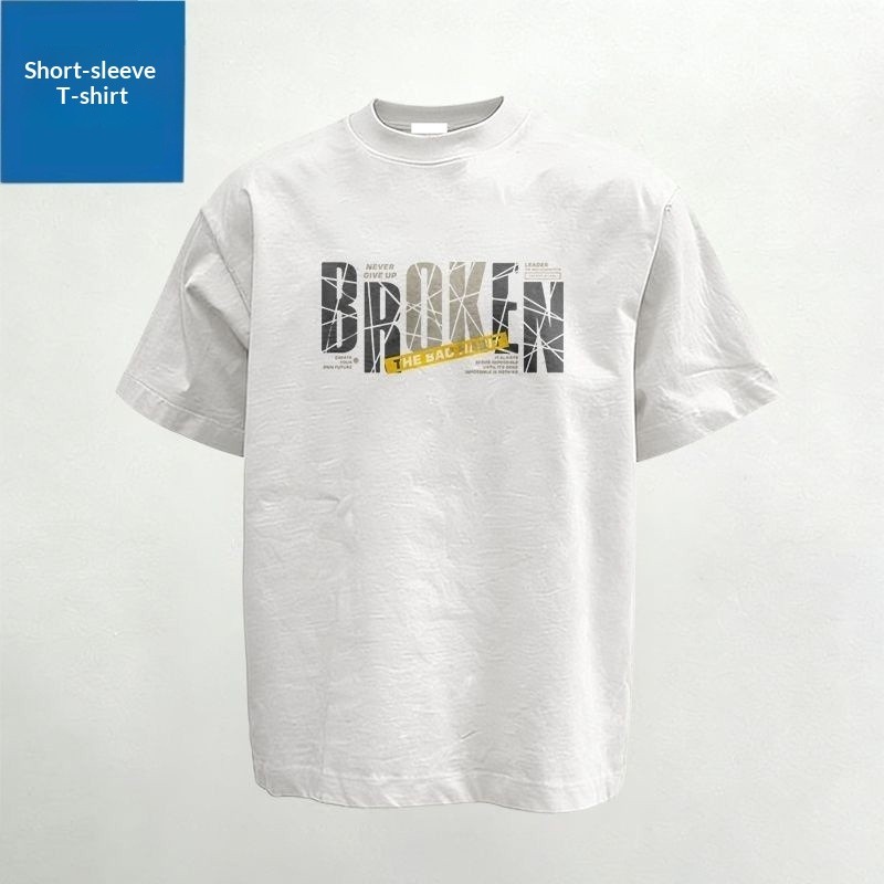 <![CDATA[Áo thun cotton nguyên chất, thiết kế cổ điển phù hợp streetwear, unisex]]>