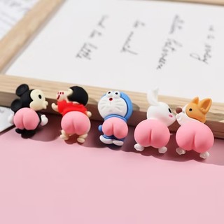 Trang trí màn hình xe máy & gương chiếu hậu ô tô, bộ mô hình hoạt hình mông siêu cute nhiều mẫu lựa chọn