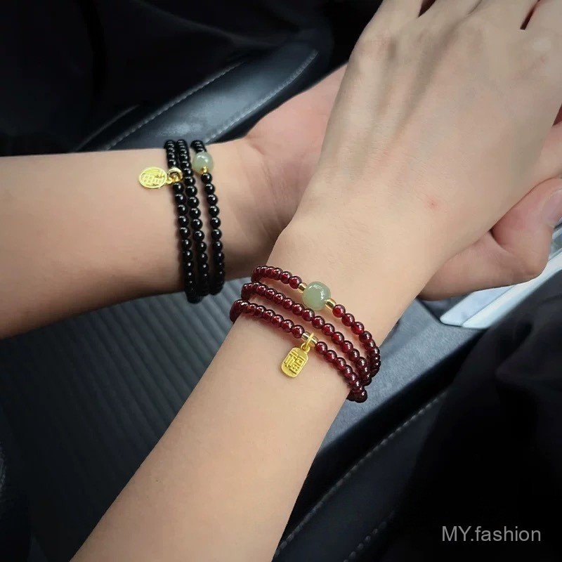 Lụa hạt vòng tay nữ, thiết kế thời trang mang lại may mắn, vòng tay tinh tế