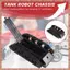 Rc Tank Robot Thông Minh Xe Tăng Khung Xe Bộ Cao Su Theo Dõi Bánh Xích Cho 130 Động Cơ Tự Làm Robot Đồ Chơi Cho Trẻ Em (R F C V)