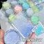 Long lanh siêu mịn 0,1mm|Bột kim cương pha lê|Strobe Highlight DIY Long lanh dầu|Chất liệu làm móng tay Mercury Secret Realm 12 màu