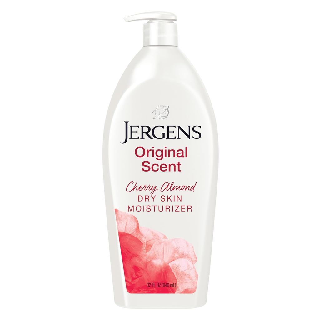 Jergens Original Scent Dry Skin Body Lotion, Kem dưỡng ẩm tay và cơ thể,  Tinh chất hạnh nhân anh đào, Bác sĩ da liễu đã thử nghiệm, 32 Oz | Shopee  Việt Nam