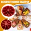 Khuôn Làm Bánh Silicon Cầu Vồng Khuôn Bánh Chống Dính 8 Khoang Tam Giác Scone Chảo Cho Bánh Ngô Brownies Muffins Bếp Nướng Khuôn jiwvn