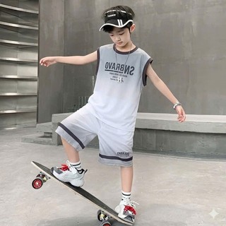 Bộ quần áo mùa hè bé trai 18-52kg. Bộ cộc tay bé trai mẫu chữ BRAVO. Đồ bộ cho bé trai mùa hè. NL24
