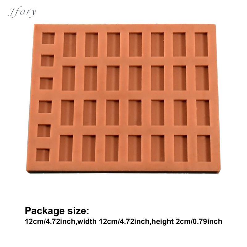 Khuôn gạch silicon mini phong cảnh thu nhỏ, dễ dàng tháo rời, dụng cụ DIY xây dựng cảnh quan miniature