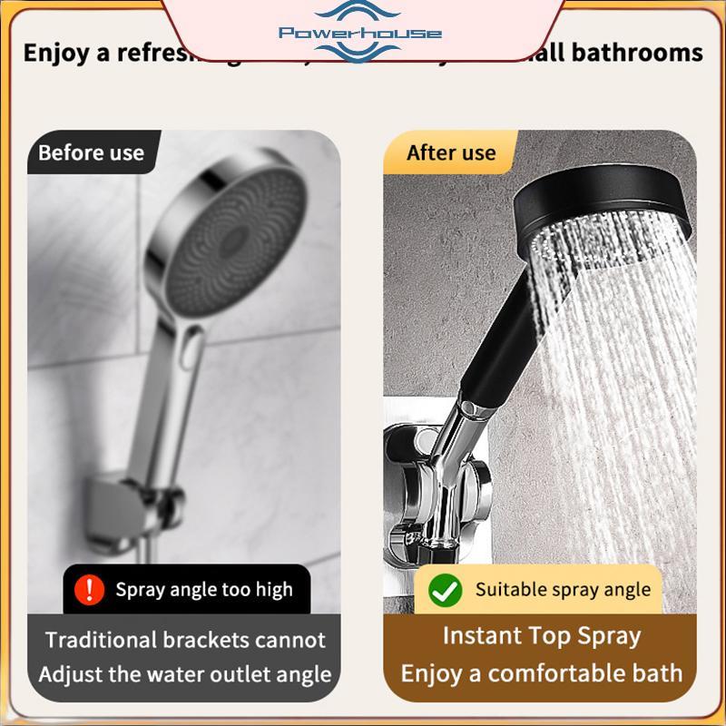 Bộ điều chỉnh góc vòi hoa sen điện, đầu nối khuỷu tay 135°, kết nối mở rộng, dùng cho vòi cầm tay