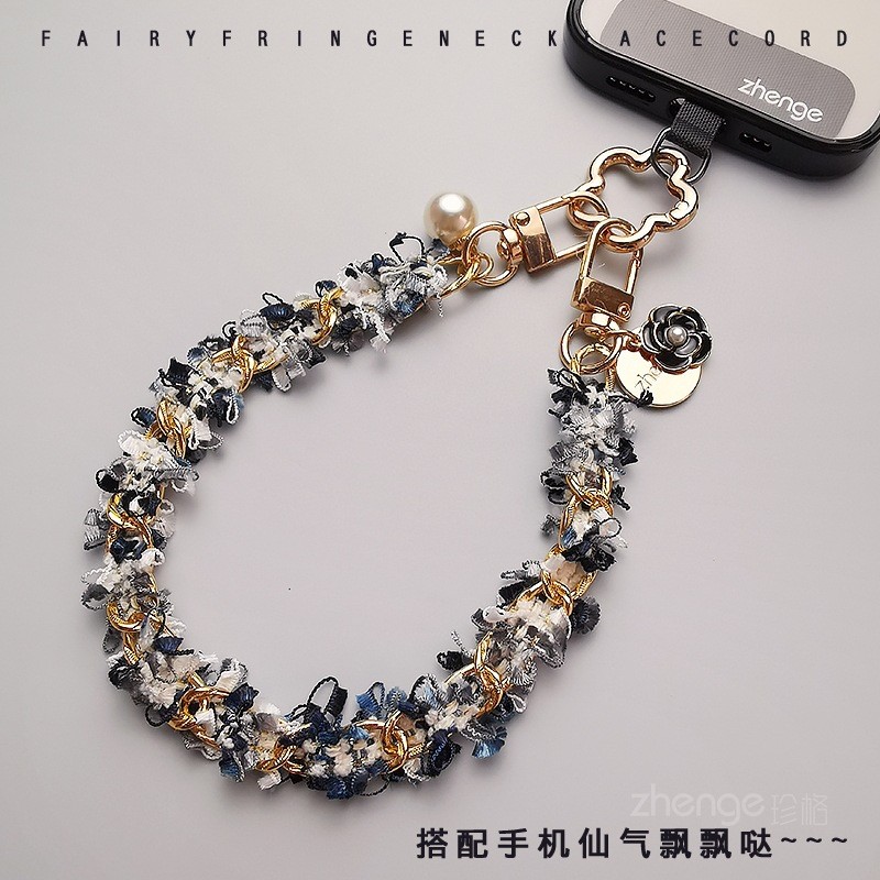 Điện Thoại Di Động Dây Nữ Cao Cấp Elf Ren Xoắn Dây Đeo Cổ Tay ins Thời Trang Hương Thơm Nhỏ Du Lịch Ngoài Trời Du Lịch