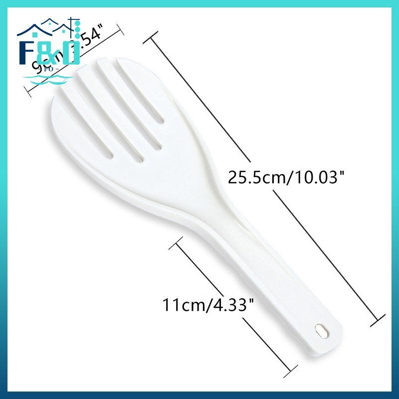 [F & O] Thìa Cơm Lớn Thìa Ăn Bằng Nhựa Chống Dính Tiện Ích Nhà Bếp Thìa Cuộn Tay Xẻng Cơm Đồ Dùng Nhà Bếp Nĩa Cơm Dày {vn}