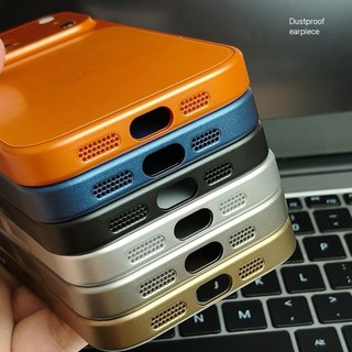 Ốp Điện Thoại PC Mờ Mờ Sang Trọng Cho iPhone 16 15 17 Pro Max 13 14 15 Plus Chống Sốc TPU Màu Cơ Bản Mềm Mại Bảo Vệ