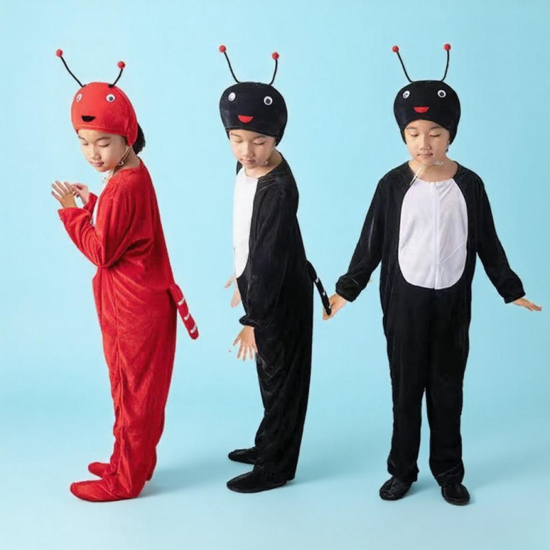 💕Chỗ💕 Trẻ Em Kiến Nhỏ Động Vật Múa Trang Phục Quần Áo Bé Gái 3-12 Tuổi Mới Lạ Halloween Giáng Sinh