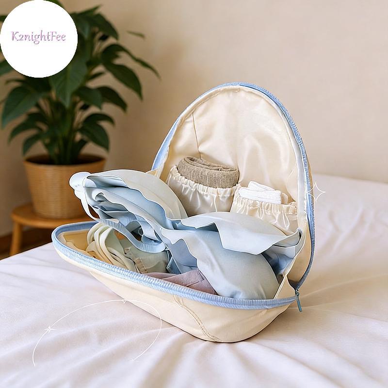 K2nightFee Quần Lót Tất Và Quần Áo Túi Bảo Quản Du Lịch Ba Trong Một Tập Thể Dục Du Lịch Có Ngăn Dây Kéo Túi Bảo Quản Quần Áo Di Động VN