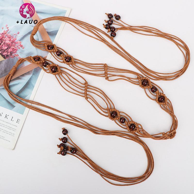 Dây Thắt Lưng Bohemian Vintage Với Dây Xích, Phù Hợp Với Đầm Thời Trang Cho Nữ Và Bé Gái