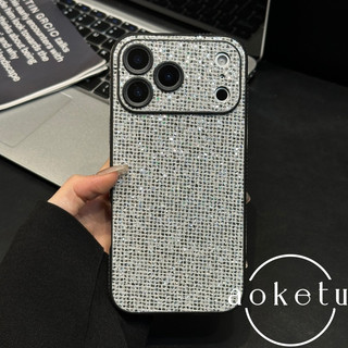 Thích hợp cho vỏ điện thoại Apple 17 Pro iPhone 16 Promax Flash Diamond 15 Light Luxury New Women 's 13 Minimalist Ins Style 14 All Ins Lens Phone Case