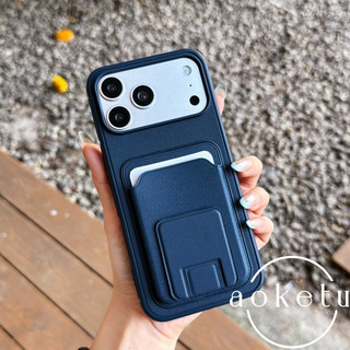 Vỏ đựng thẻ iPhone 17 Pro, 16 Pro Max, 15, 14, 13, tích hợp 14 khe cắm, chống rơi