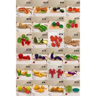 Nhà đồ chơi mô phỏng trái cây, cắt vui nhộn, phù hợp giáo dục sớm, bếp Tây