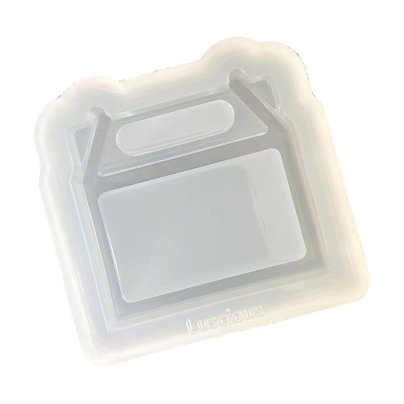 Wellb Dễ Dàng Vệ Sinh Túi Xách Silicon Hộp Món Tráng Miệng Khuôn Lý Tưởng Cho Người Mới Bắt Đầu DIY Như Nhựa Nghệ Thuật Xà Phòng Và Làm