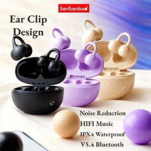Senbenbao X11 Tai Nghe Thời Trang Thể Thao Bluetooth 5.4 Không Dây Có Mic Hình Chữ U Kẹp Tai Loại Tai Nghe Điều Khiển Cảm Ứng