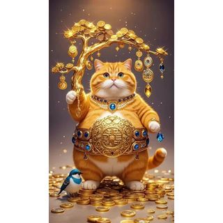 Móc khoá Mèo thần tài , may mắn