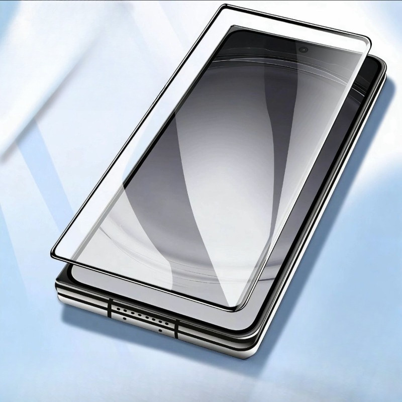 Kính cường lực trong suốt 9H cho OPPO Find N6 Tấm bảo vệ màn hình có thể gập lại cho oppo FindN6 Kính bảo vệ màn hình bên ngoài cạnh màu đen