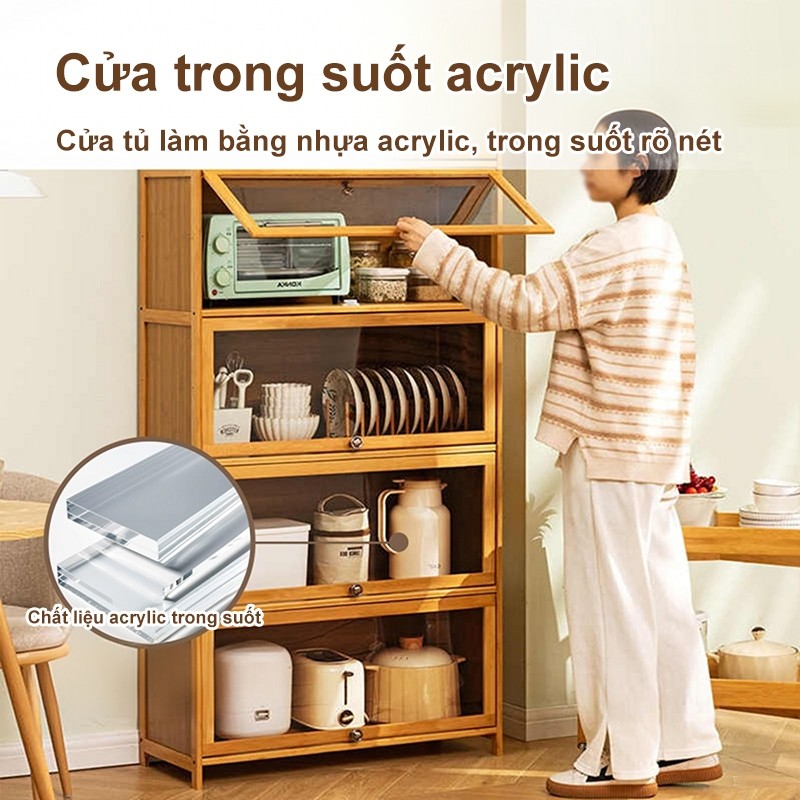 Tủ Bếp Gỗ Thiết Kế Hiện Đại Dung Lượng Lớn Chống Ẩm Mốc Hiệu Quả Giải Pháp Tối Ưu Cho Căn Bếp Nhỏ
