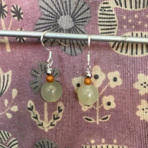 Bông tai hạt tròn băng - Phù hợp với phong cách đơn giản và cổ điển