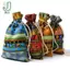 5 Chiếc Túi Trang Sức Cotton Bohemian Tặng Dân Tộc Sọc Bộ Lạc Bộ Lạc Dây Rút Túi Quà Giáng Trang Sức Túi Đảng