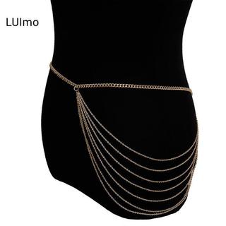 Thắt lưng dây xích nhiều lớp cho nữ - Phù hợp với đầm và jeans, trang sức thời trang SBS
