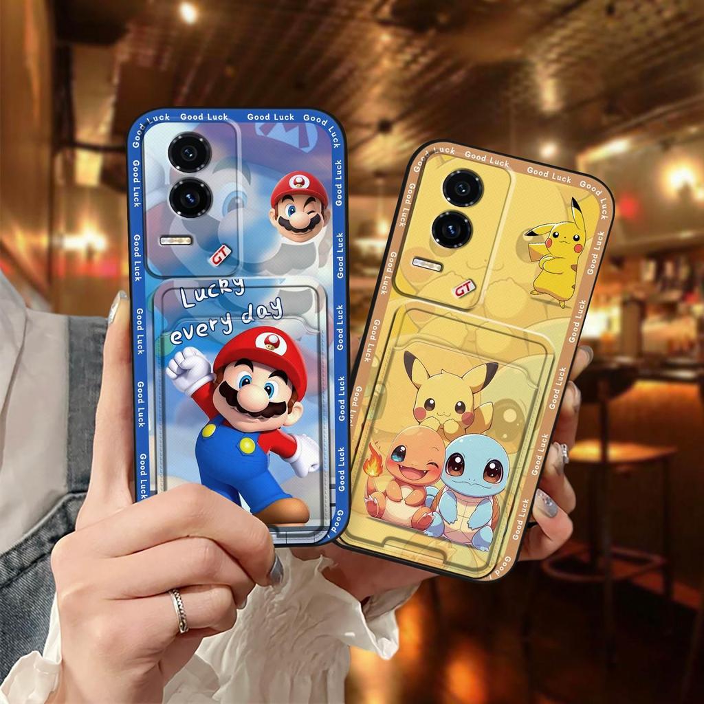 Ốp điện thoại Honor GT, vỏ TPU bền, bọc toàn bộ, khe cắm thẻ, bảo vệ chống va đập/bụi/nước, thiết kế hoạt hình dễ thương