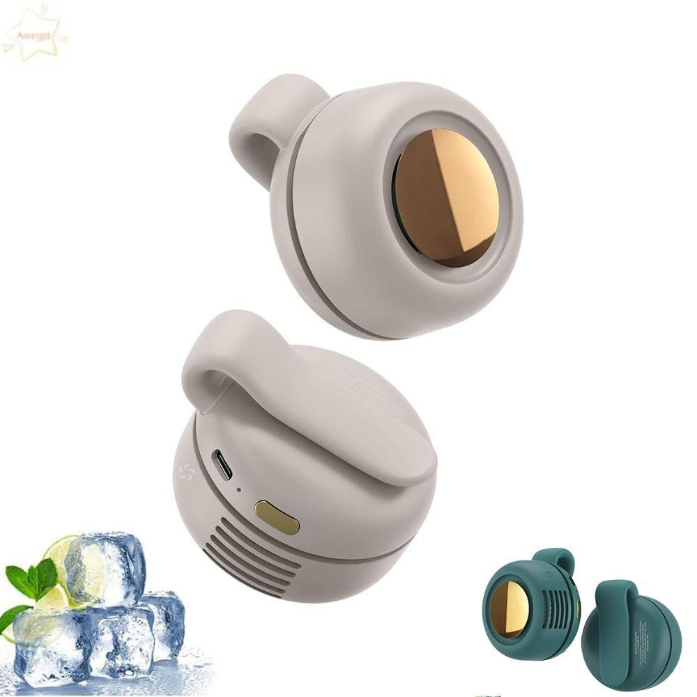 Quạt không lưỡi Mini AWNGD, Quạt im lặng di động có thể điều chỉnh 3 tốc độ nhẹ, Kẹp sạc USB trên quạt kẹp eo cho ngoài trời và văn phòng