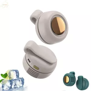 Quạt không lưỡi Mini AWNGD, Quạt im lặng di động có thể điều chỉnh 3 tốc độ nhẹ, Kẹp sạc USB trên quạt kẹp eo cho ngoài trời và văn phòng