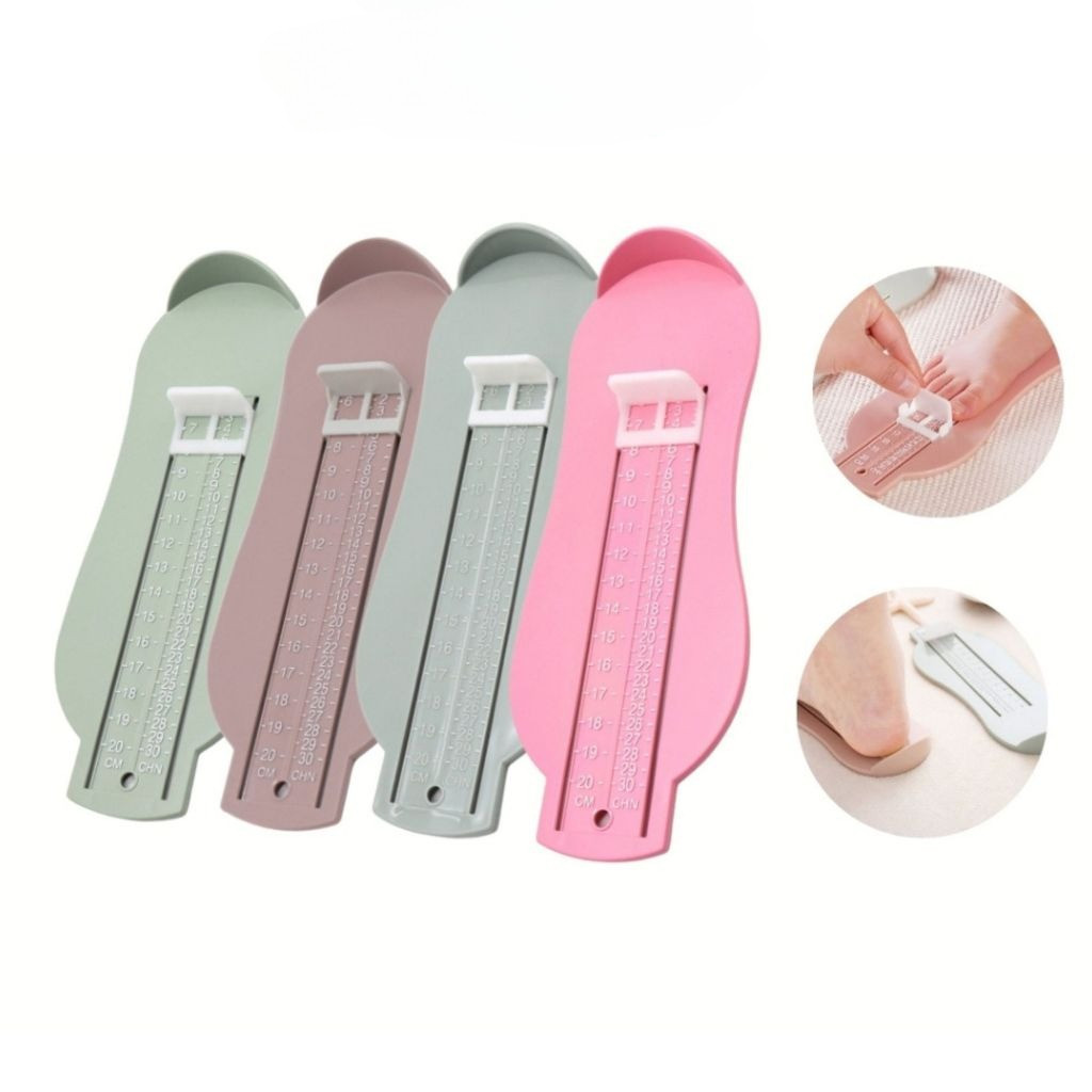 Thước Đo Bàn Chân Cho Bé Chọn Size Giày Dép Chuẩn Chính Xác Tiện Lợi Cao Cấp DouDou A18