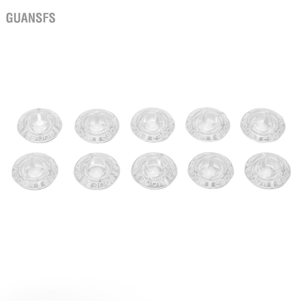 Guansfs 10 Chiếc Footswitch Trang Trí Đồ Trong Suốt Đa Năng Cho Đàn Guitar Hiệu Ứng Bàn Đạp Phụ Kiện Chuyên Nghiệp