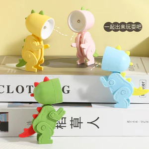 Dễ Thương Thú Cưng Sách Đèn led Mini Dễ Thương Đồ Chơi Để Bàn Trang Trí Khí Quyển Ánh Sáng Hoạt Hình Khủng Long Quà Tặng Đèn Ngủ O5ES