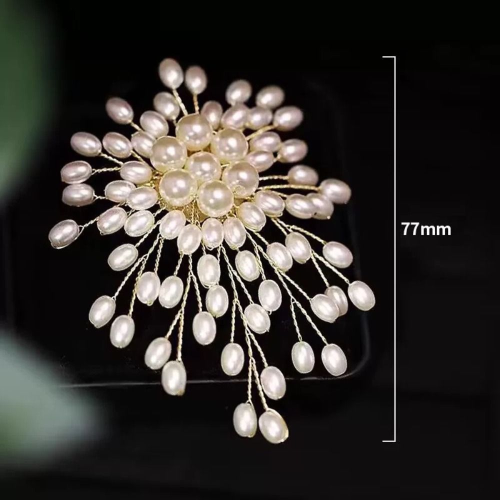 Trâm cài ngọc trai giả HOBBYIN - phụ kiện sang trọng, phù hợp cho các sự kiện và bữa tiệc