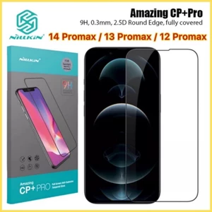 Kính Cường Lực Nillkin CP+ Pro Cho iPhone 17 ProMax Air Pro 16/15/14/13/12- Trong Suốt Viền Đen Không Lẹm