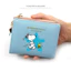 Snoopy Dây Kéo Ví Tua Rua Gấp Nửa Thẻ Ngắn Đựng Tiền Xu Ví Đựng Tiền Xu