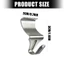 POP 5 Chiếc Chống Ăn Mòn Kim Loại Siding Móc Treo Tường Móc Chịu Lực Cao Siding Clip Để Treo Trên Sân Bền Đẹp