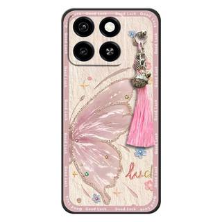 Ốp Điện Thoại Tua Rua Chuông Cho ZTE Blade A35 / A55 Chống Sốc Chống Thấm Nước Dễ Thương Graffiti TPU Hoạt Hình Silicon Mềm Vỏ Bọc Toàn Bộ Bảo Vệ Túi Điện Thoại Bền Thiết Kế Thời Trang Chống Bụi